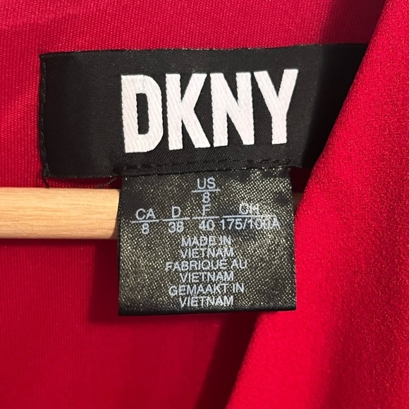 DKNY Long-Sleeve Surplice-Neck Faux-Wrap Dress - Picture 10 of 15